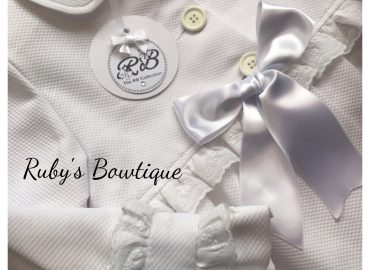 RB Pink Ruffle Back Coat
