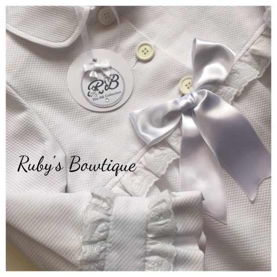 RB Pink Ruffle Back Coat