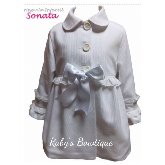 RB Pink Ruffle Back Coat - Image 8