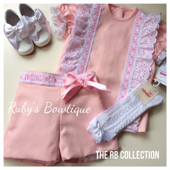 RB Pink Ruffle Back Coat - Image 9
