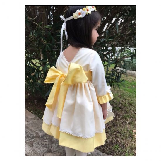 RB Cream & Yellow Dress