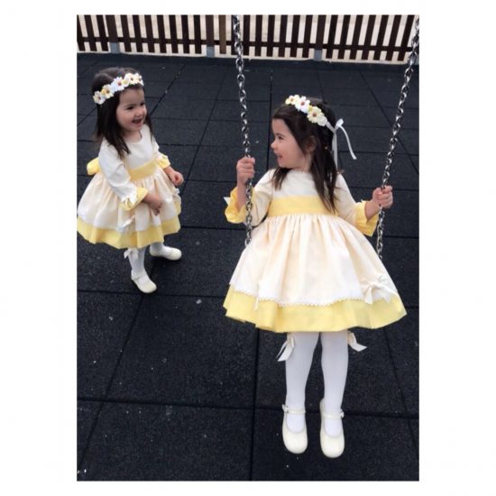 RB Cream & Yellow Dress - Image 2
