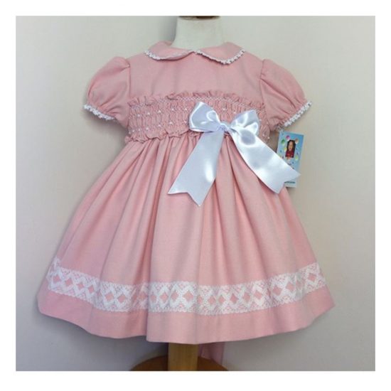 RB Navy Smocked Dress - Image 6