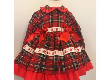 RB Tartan Puffball Dress