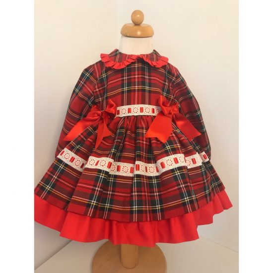 RB Tartan Puffball Dress