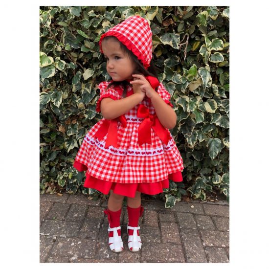 RB Gingham Red Dress