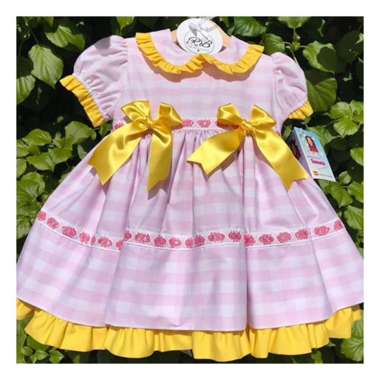 RB Gingham Yellow Dress