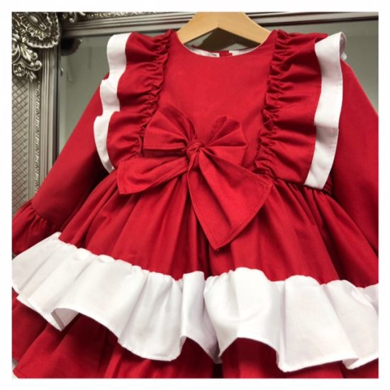 RB Red & White Ruffle - Image 3