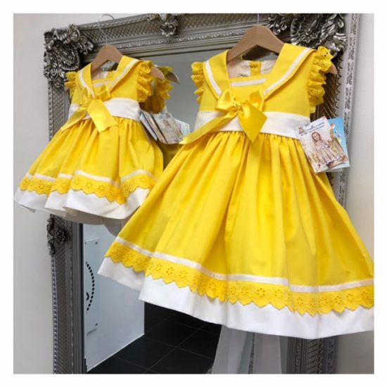 Sonata Yellow Sailor Dress - Image 4