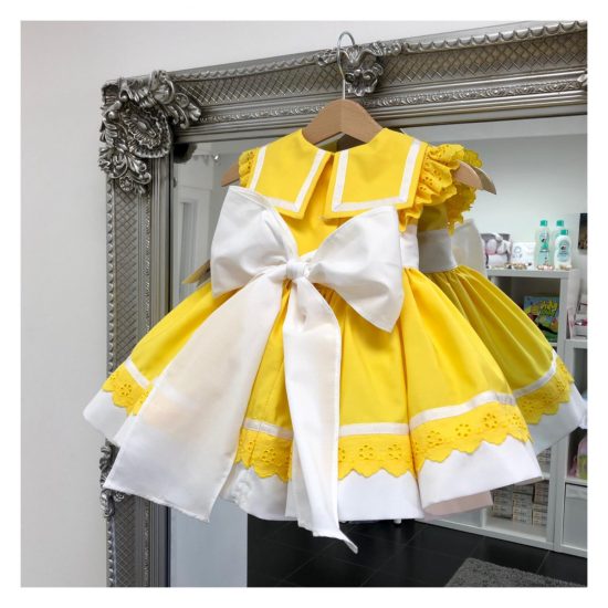 Sonata Yellow Sailor Dress - Image 3