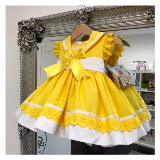 Sonata Yellow Sailor Dress - Image 2