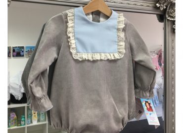 Baby Boys RB Grey Velvet