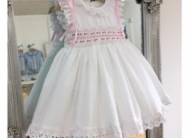 Sonata White Smocked Dress