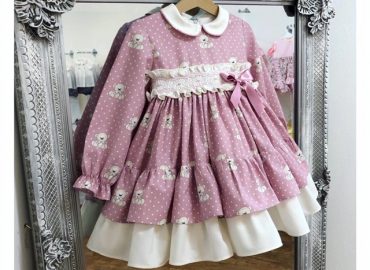 Pink RB Teddy Bear Smocked