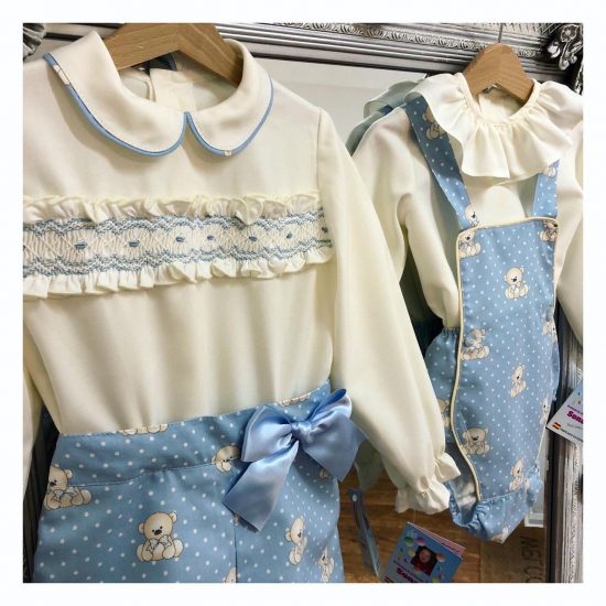 Blue Teddy RB Short Set