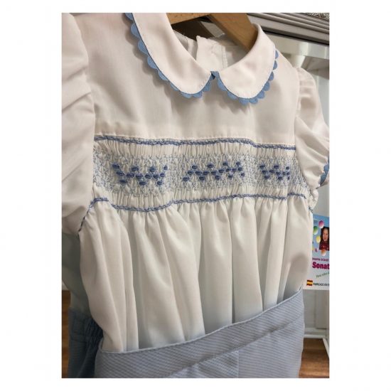 Baby Blue Royal Smocked - Image 2
