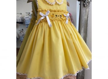 Easter RB Chick Smocked Dress