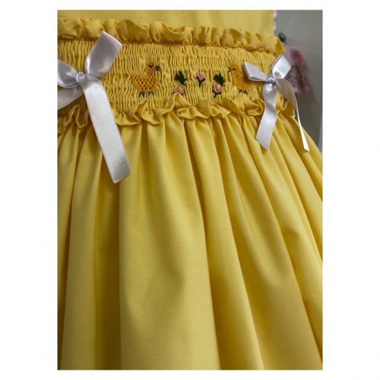 Easter RB Chick Smocked Dress - Image 4
