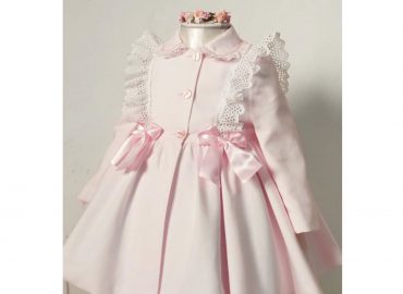 Sonata Lace Coat Baby Pink