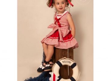 Sonata Red Sailor Skirt Set