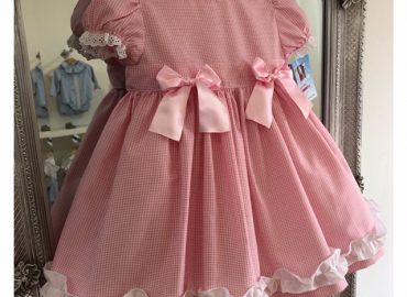 RB Pink Gingham Dress