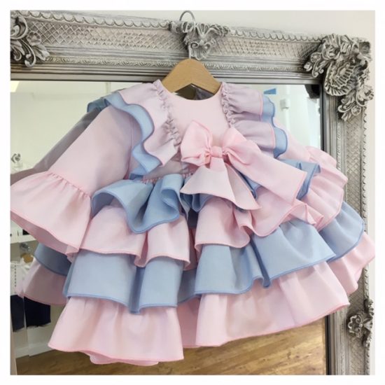 Baby Pink & Blue RB Ruffle