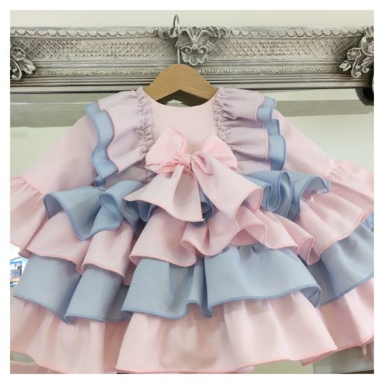 Baby Pink & Blue RB Ruffle - Image 2