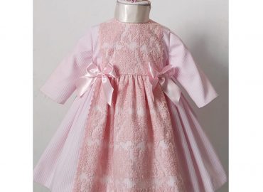 Baby Pink Candystripe Lace