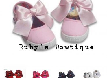 Angelitos Canvas Bow Shoes