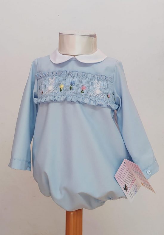 Baby Blue RB Smocked Bunny - Image 2