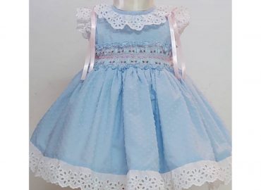 Blue Sonata 322 Smocked Dress