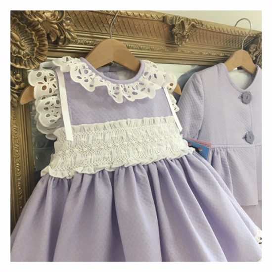 Lilac Smocked 322 Liberty Set - Image 5
