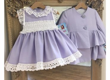 Lilac Smocked 322 Liberty Set