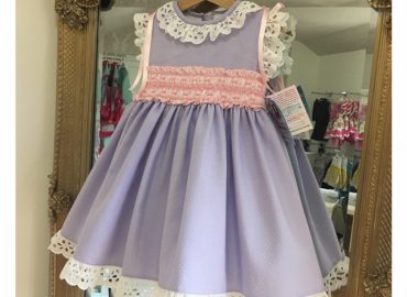 Baby Pink & Lilac Smocked
