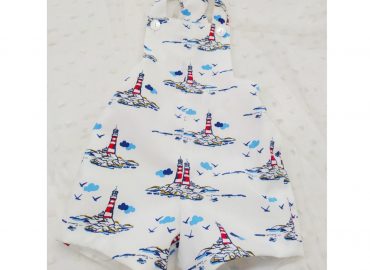 Baby Boy RB Print Dungarees
