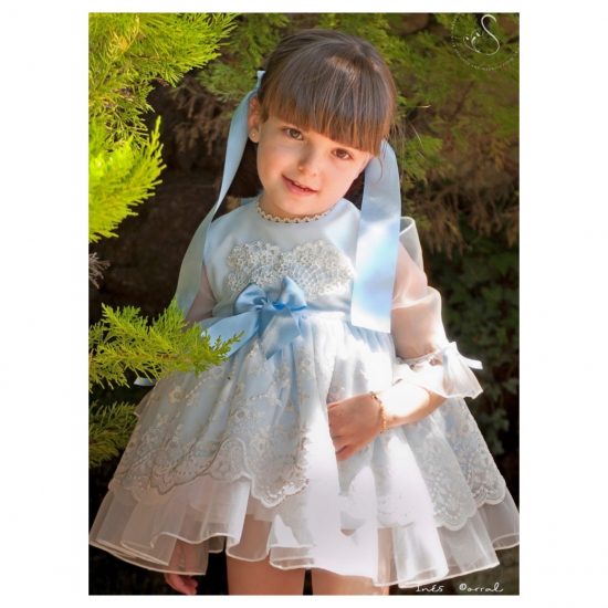 Baby Blue Organza Sonata Dress - Image 2