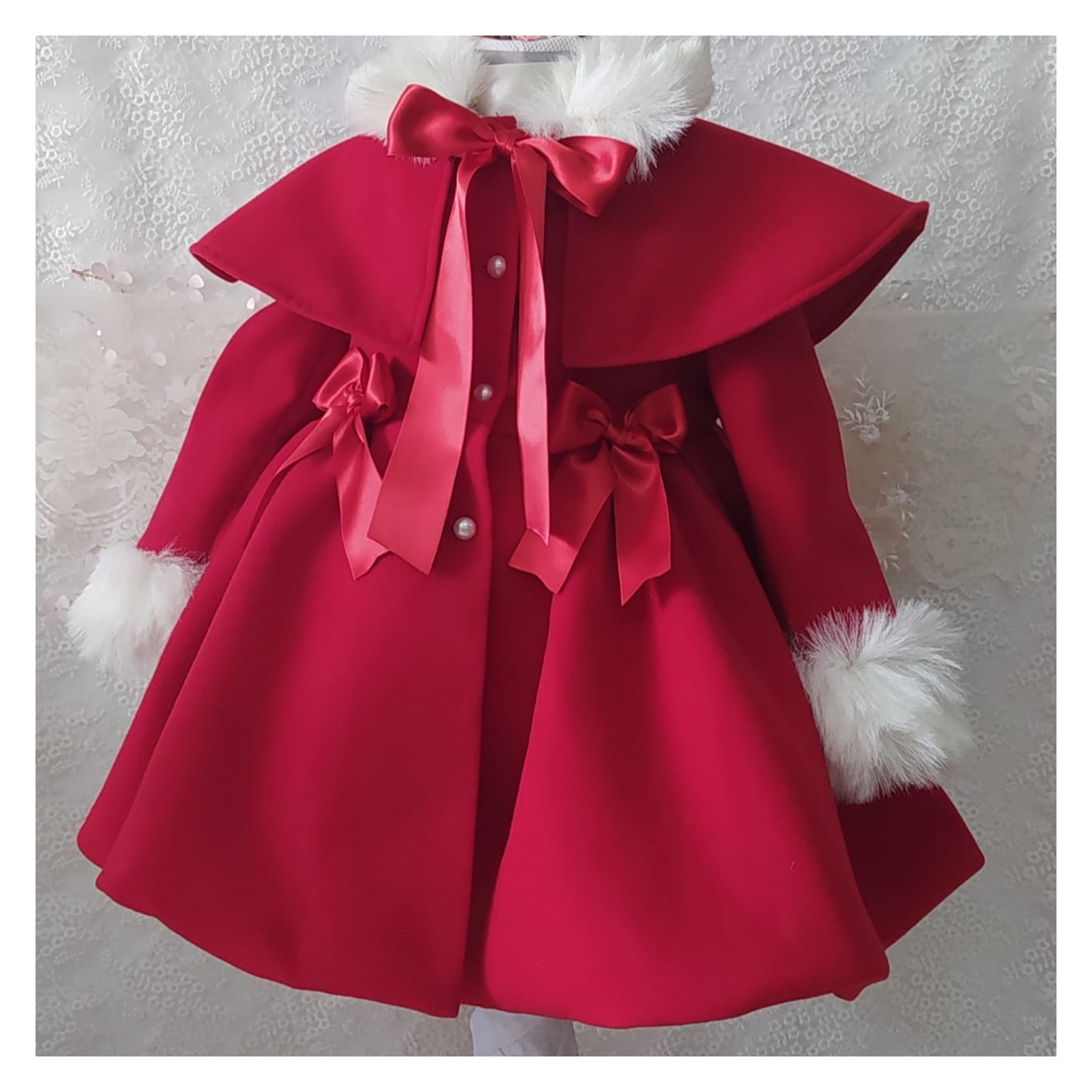 Christmas RB Coat Cape