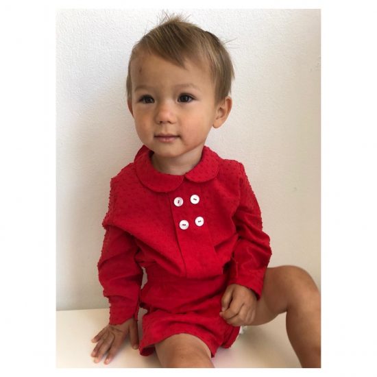 Boys Plumeti Red RB Set