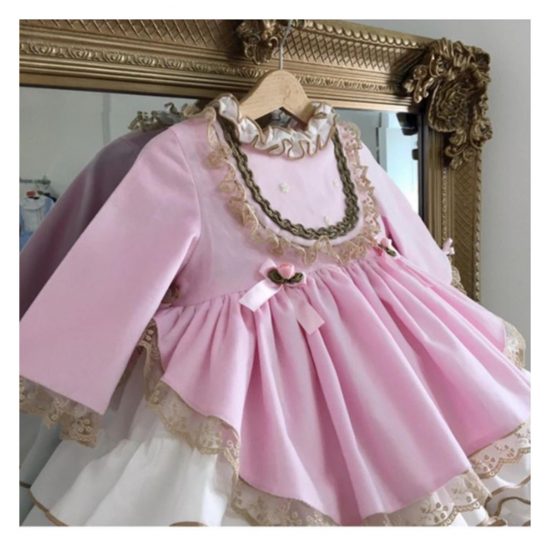 Baby Pink Velvet Ruffle Sonata - Image 2