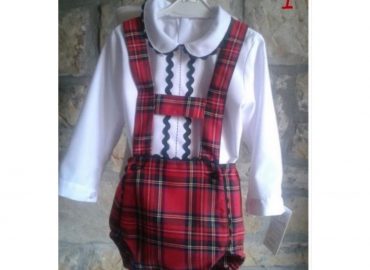 Baby Tartan Boys Romper Sonata