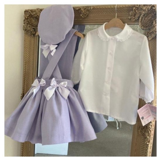 A Baby Lilac RB Pinny Set