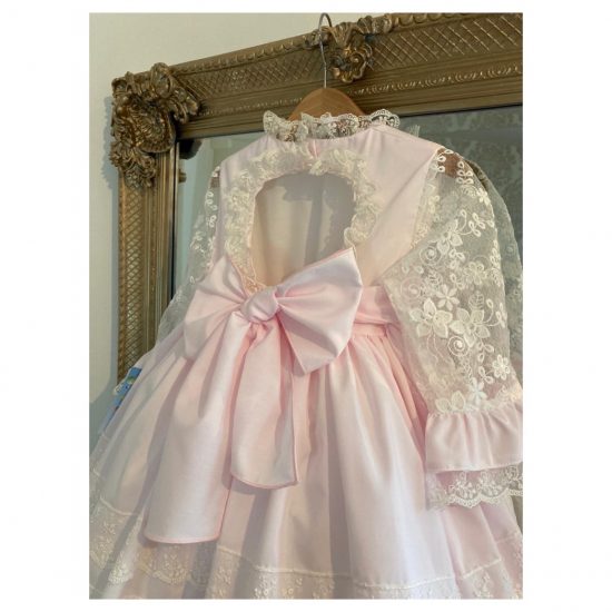 A Baby Pink & Lace SA Dress