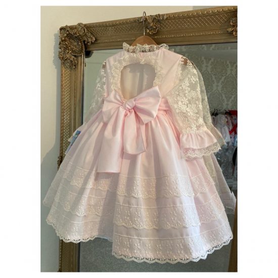 A Baby Pink & Lace SA Dress - Image 3