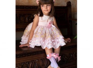 A Baby Pink Margarita Ruffle Sonata