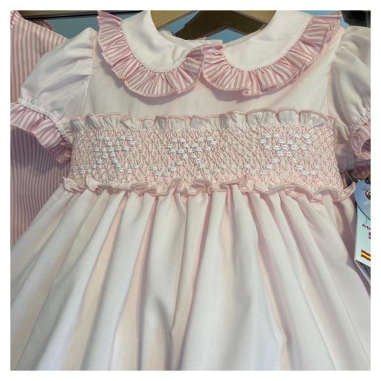 Bow Smocked RB Candystripe Dress - Image 2