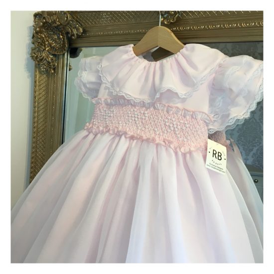 Bow Smocked RB Organza Dress - Image 2