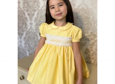 Royal Easter Smocked RB Dress