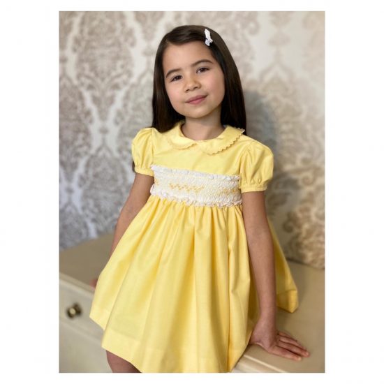 Royal Easter Smocked RB Dress