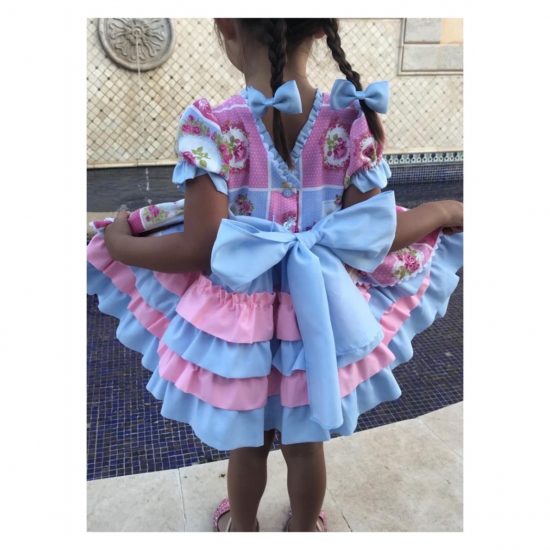 A Baby Bella Rose Ruffle Dress - Image 3