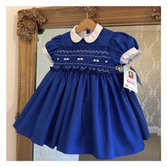 Royal Blue Smocked RB Dress - Image 2